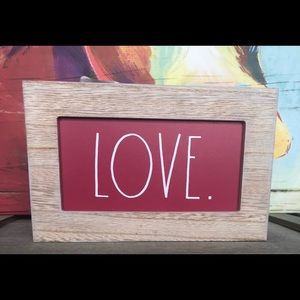 RAE DUNN WOODEN “LOVE” SIGN